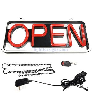 Rectangle open LED neon signs flashing controller 1-ritop lighting