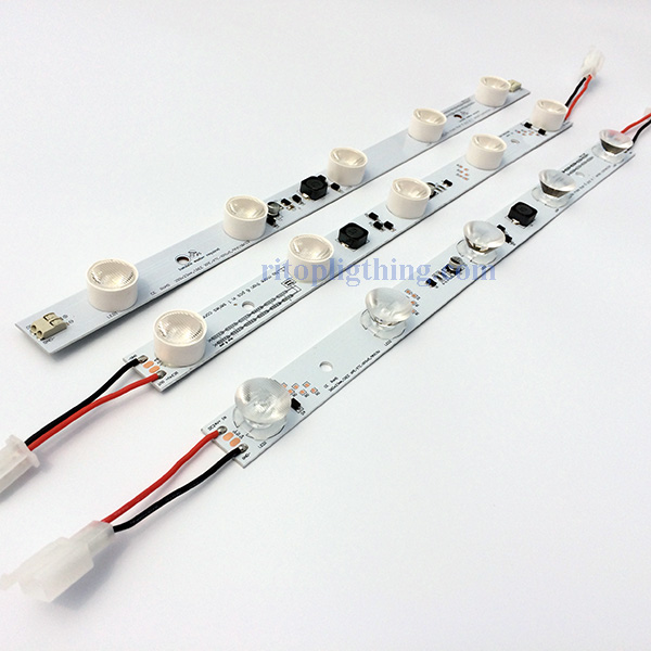 15W DC 24V light box edge lit led modules with focused concave lens 5 ritop lighting