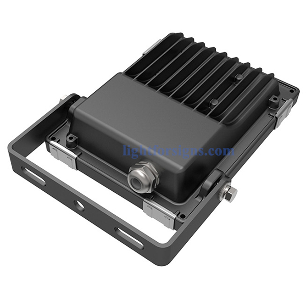 10W black LED floodlight spotlight osram 3030 ritop lighting 2