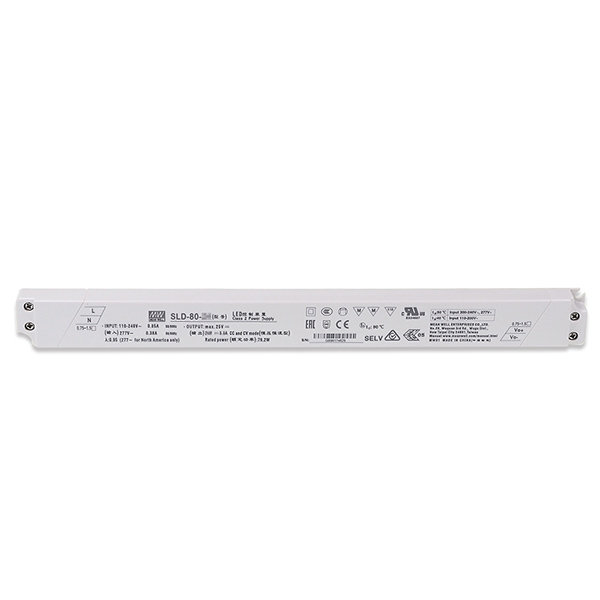 80W 12V 24V interne schlanke lineare LED-Treiber-Stromversorgung Meanwell SLD 80 Lichtzeichen 4