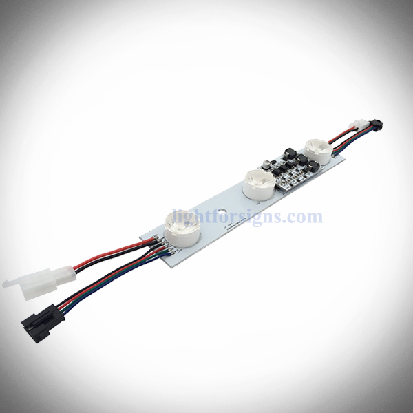 9W high power side lighting RGB LED modules color change lightbox