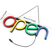 Only letter colorful led neon open signboards 5-ritop lighting