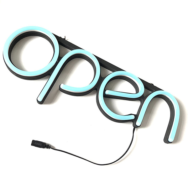 Only letter colorful led neon open signboards 7-ritop lighting