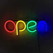 Only letter colorful led neon open signboards-ritop lighting