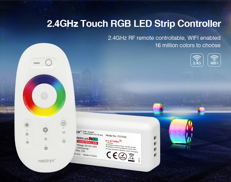 PWM touch RGB LED strip module controller kit 5-ritop lighting