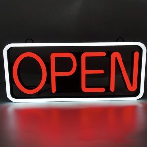 Rectangle open LED neon signs flashing controller 4-ritop lighting