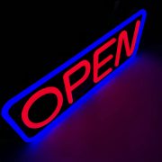 Rectangle open LED neon signs flashing controller 5-ritop lighting