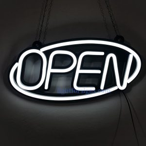 oval led shop open neon sign board-ritop lighting